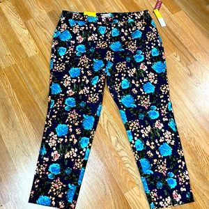 Merona navy print pants